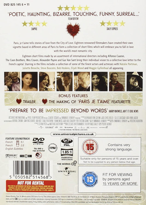 Paris, Je T'aime
