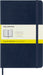 Moleskine - Classic Squared Paper Notebook - Soft Cover and Elastic Closure Journal - Color Sapphire Blue - Size Large 13 x 21 A5 - 192 Pages