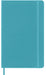 Moleskine Classic Plain Paper Notebook, Hard Cover and Elastic Closure Journal, Color Reef Blue, Size Large 13 x 21 cm, 240 Pages