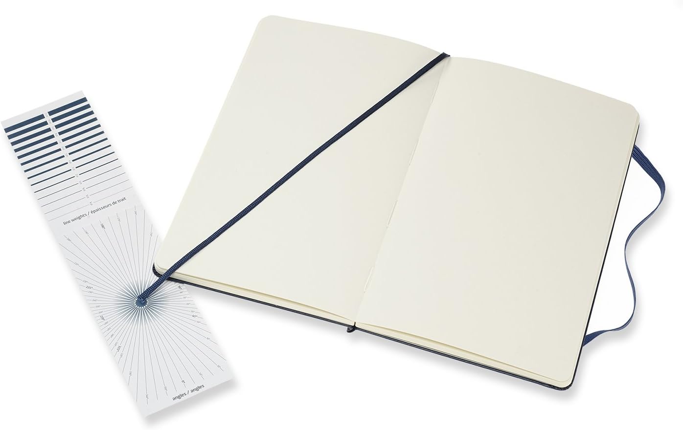 Moleskine 13 x 21 cm Large Art Collection Sketchbook Drawing Pad Notebook Album with Hard Cover and Elastic Closure, Paper Suitable for Pens, Pencils and Crayons, Black, 88 Pages