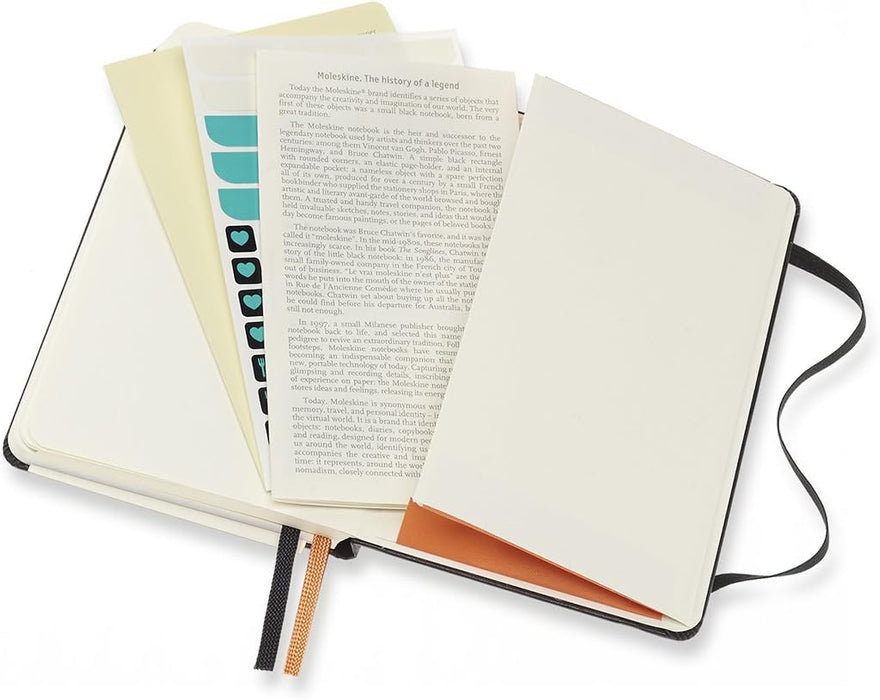 Moleskine City Notebooks Berlin with Plain and Ruled Page, Notebook with Hard Cover, Elastic Closure and City Maps, Black Colour, Size 9 x 14 cm, 220 Pages