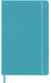 Moleskine Classic Ruled Paper Notebook, Hard Cover and Elastic Closure Journal, Color Reef Blue, Size Large 13 x 21 cm, 240 Pages