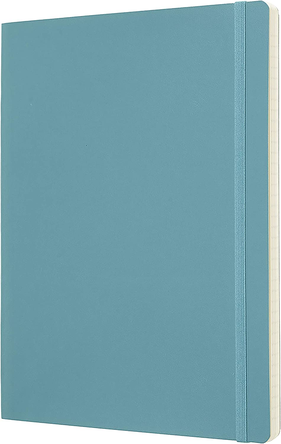 Moleskine Classic Ruled Paper Notebook - Soft Cover and Elastic Closure Journal - Color Reef Blue - X- Large 19 x 25 A4 - 192 Pages