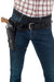 Smiffys Adult Faux Leather Single Holster with Belt, Black