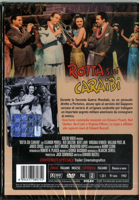 rotta sui caraibi DVD Italian Import