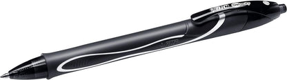 BIC Gel-ocity Quick Dry Ballpoint Pens, Medium Point (0.7 mm) and Fast Drying Black Colour Ink, Box of 12