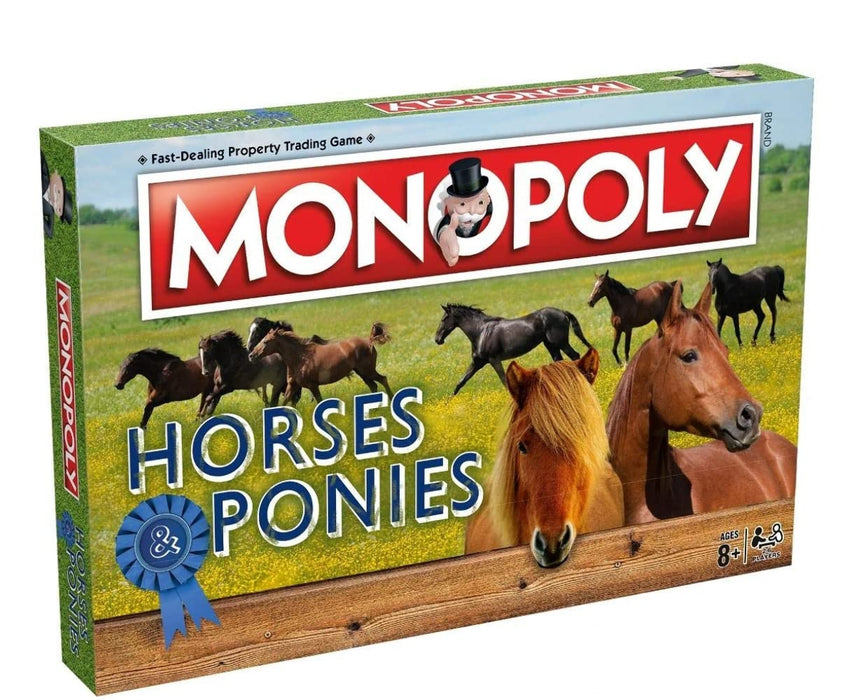 Winning Moves Horses and Ponies Monopoly Board Game & Snow Foal