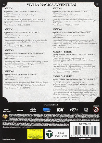 Harry Potter (1,7 B Nuova Edt.) (Box 8 Dv