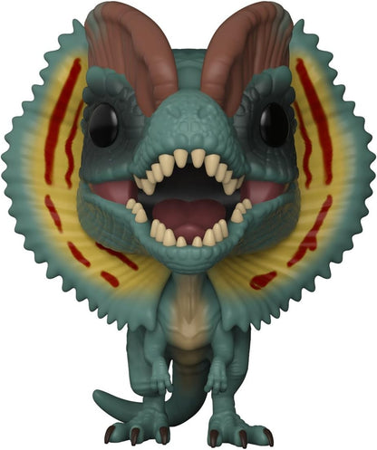 Funko POP! Movies: Jurassic Park - Dilophosaurus - 1/6 Odds for Rare Chase Variant - Collectable Vinyl Figure - Gift Idea - Official Merchandise - Toys for Kids & Adults - Movies Fans