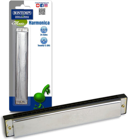 Bontempi 30 2420 24-Note Metal Harmonica