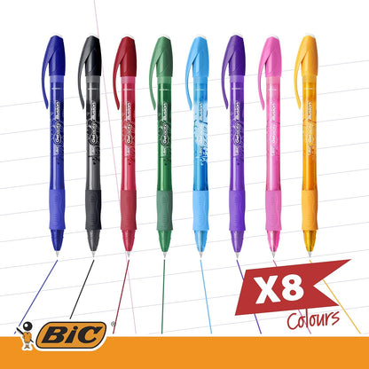 BIC 943440 0.3 mm "Gel Ocity" Illusion Gel Pen - Blue (Pack of 12