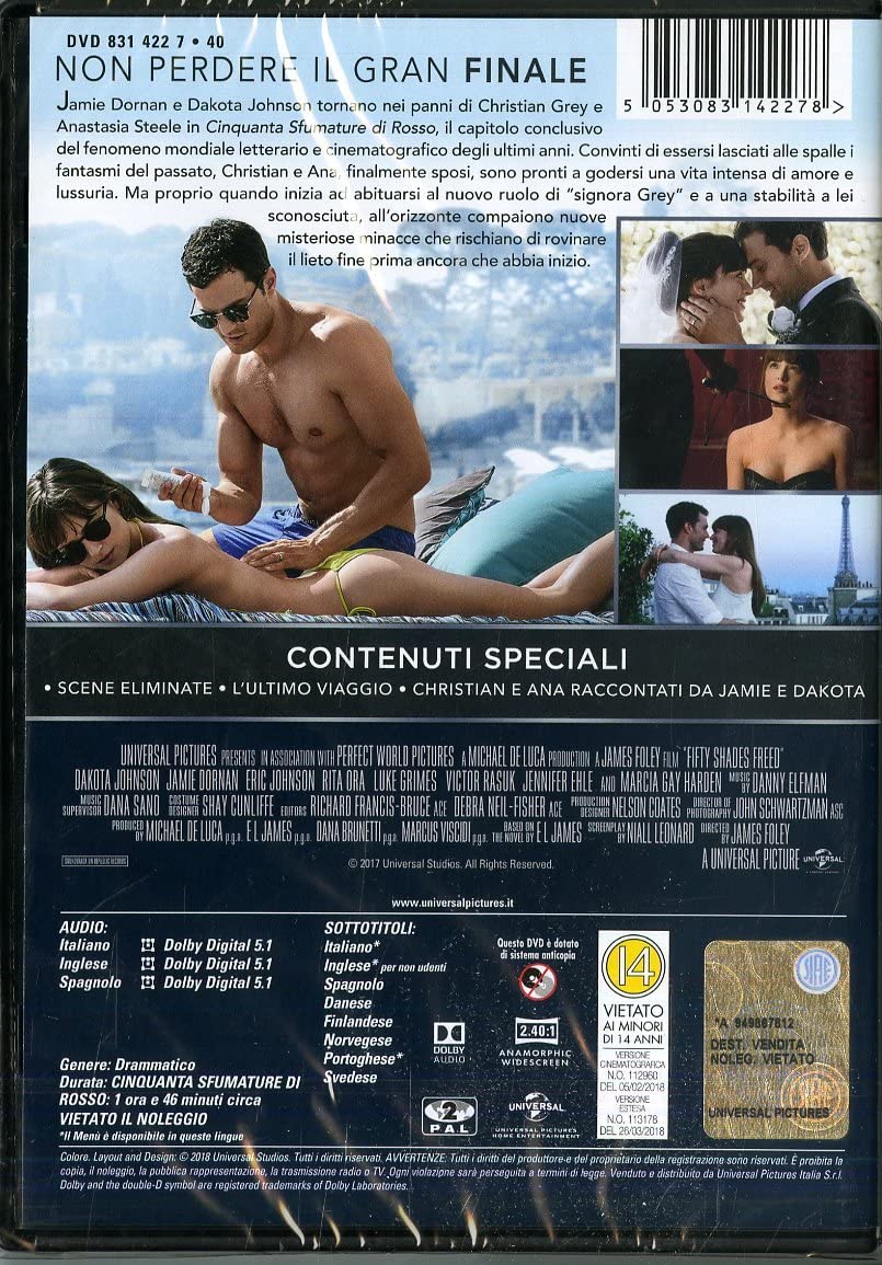 Fifty Shades Freed (IMPORT) (No English version)