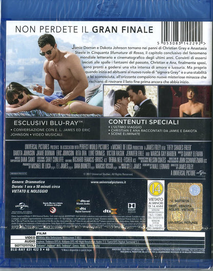 FOLEY JAMES - CINQUANTA SFUMATURE DI ROSSO (1 BLU-RAY