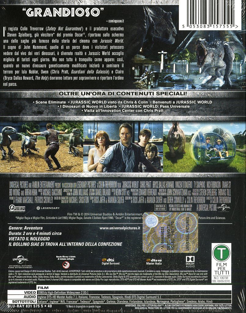 Blu-Ray - Jurassic World (1 Blu-ray)