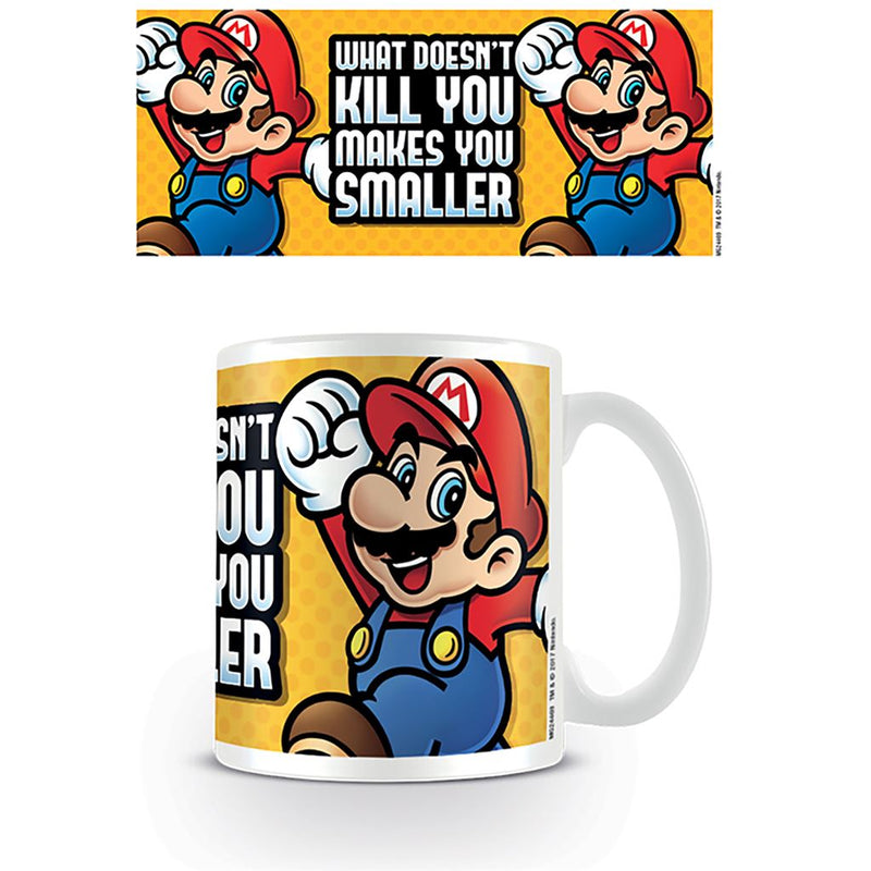 Pyramid International AFMG24469 Super Mario (Makes You Smaller) Official Boxed Ceramic Coffee/Tea Mug, Paper, Multi-Colour, 11 x 11 x 1.3 cm