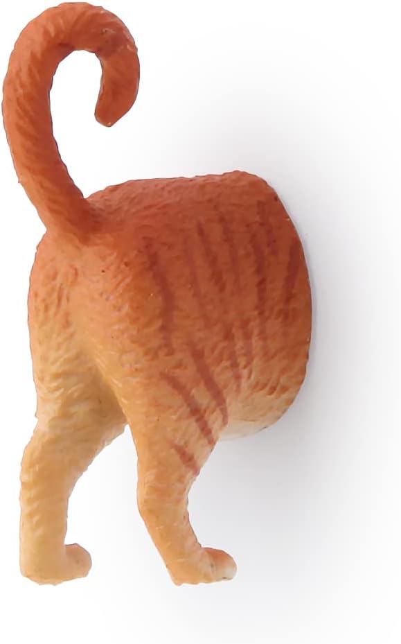 Kikkerland Cat Butt Magnets, Set of 6 (MG53