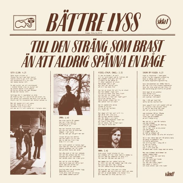 Till Den Strang Som Brast An Att