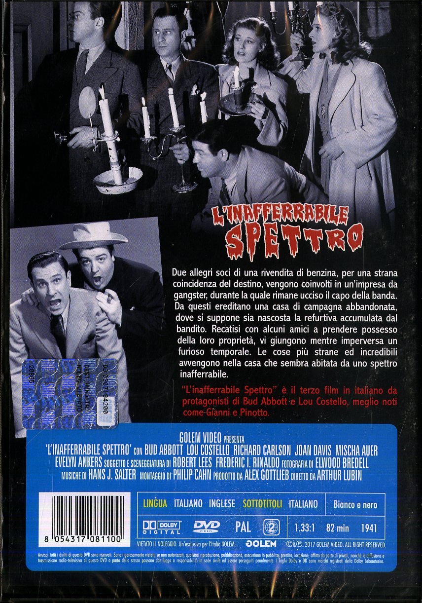 l'inafferrabile spettro DVD Italian Import