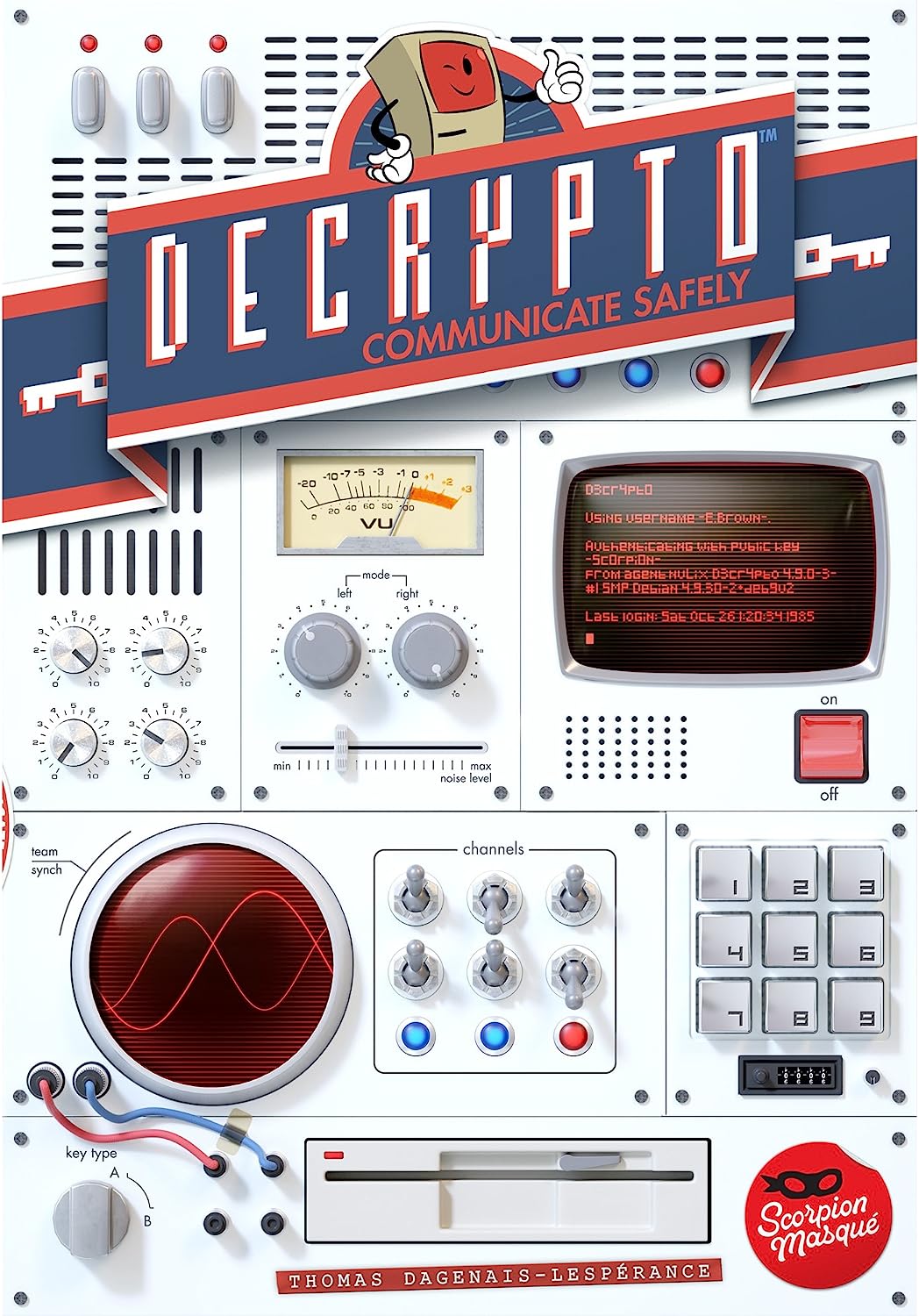 Scorpion Masqué | Decrypto Game | Board Game | Ages 12+ | 3-8 Players | 30 Minutes Playing Time