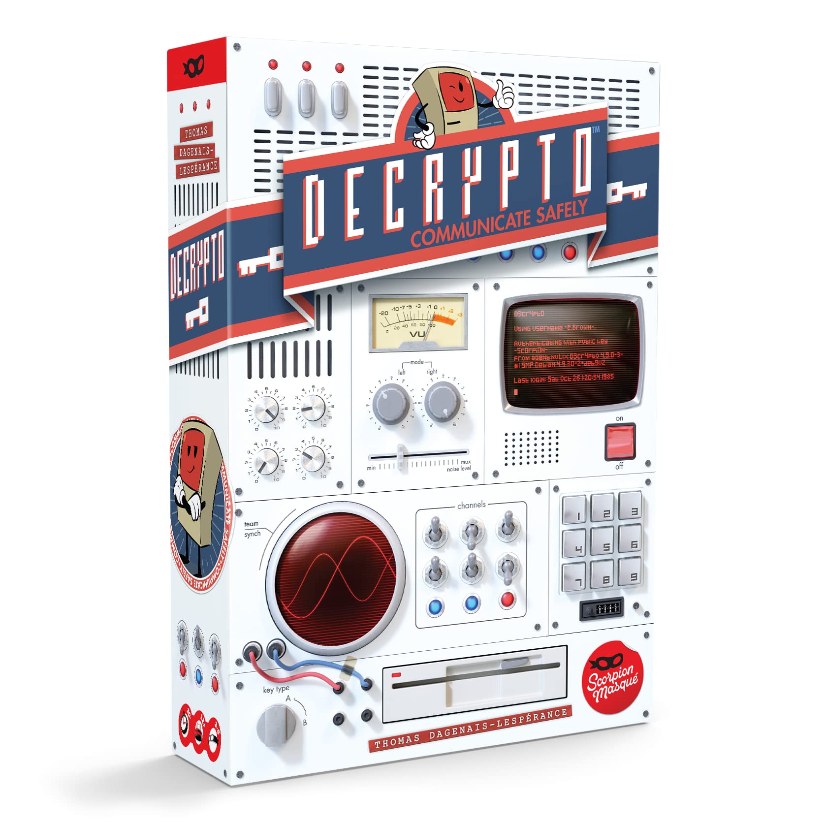 Scorpion Masqué | Decrypto Game | Board Game | Ages 12+ | 3-8 Players | 30 Minutes Playing Time