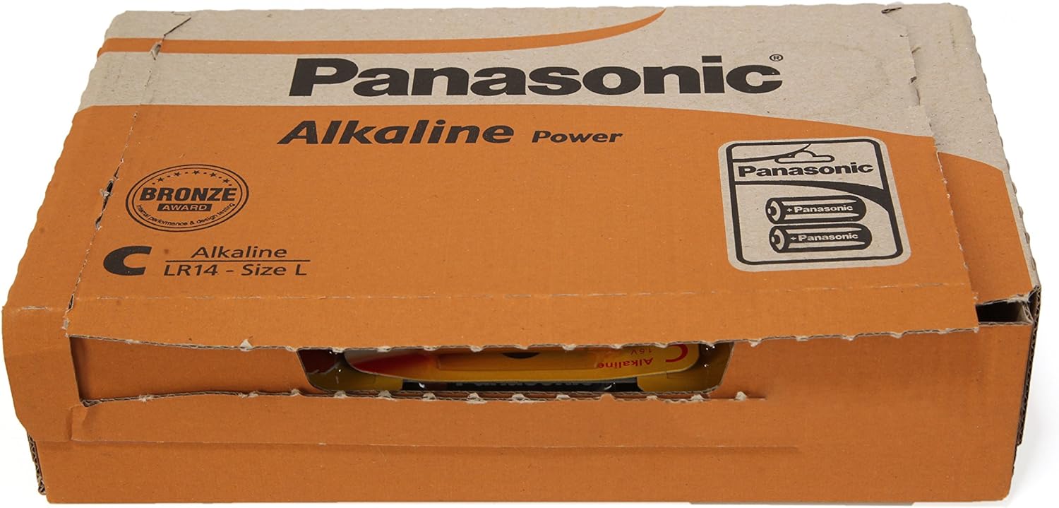 Panasonic Bronze Power C Alkaline Batteries (Pack 2) - PANALR14B2-APB