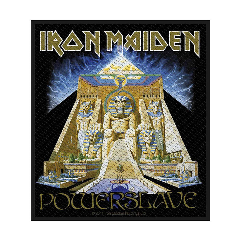 Rock Off Powerslave Patch, Black, One Size