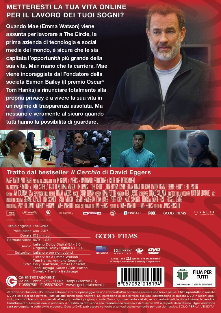 the circle DVD Italian Import