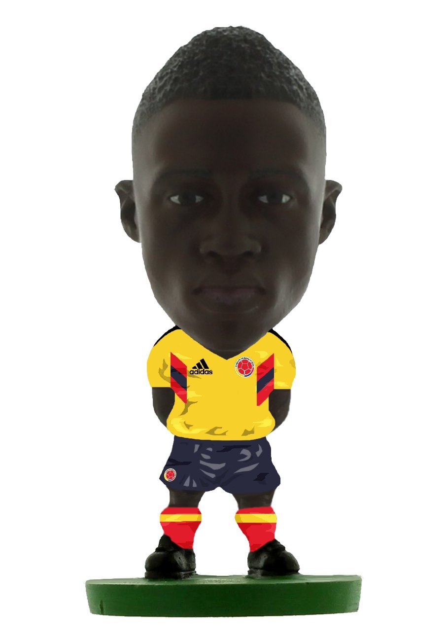 SoccerStarz-Figura Colombia Davinson Sanchez, Color Verde (SOC1217