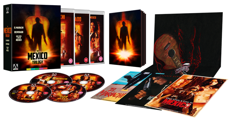 The Mexico Trilogy: El Mariachi, Desperado & Once Upon a Time in Mexico Limited Edition 4K UHD + Blu-ray