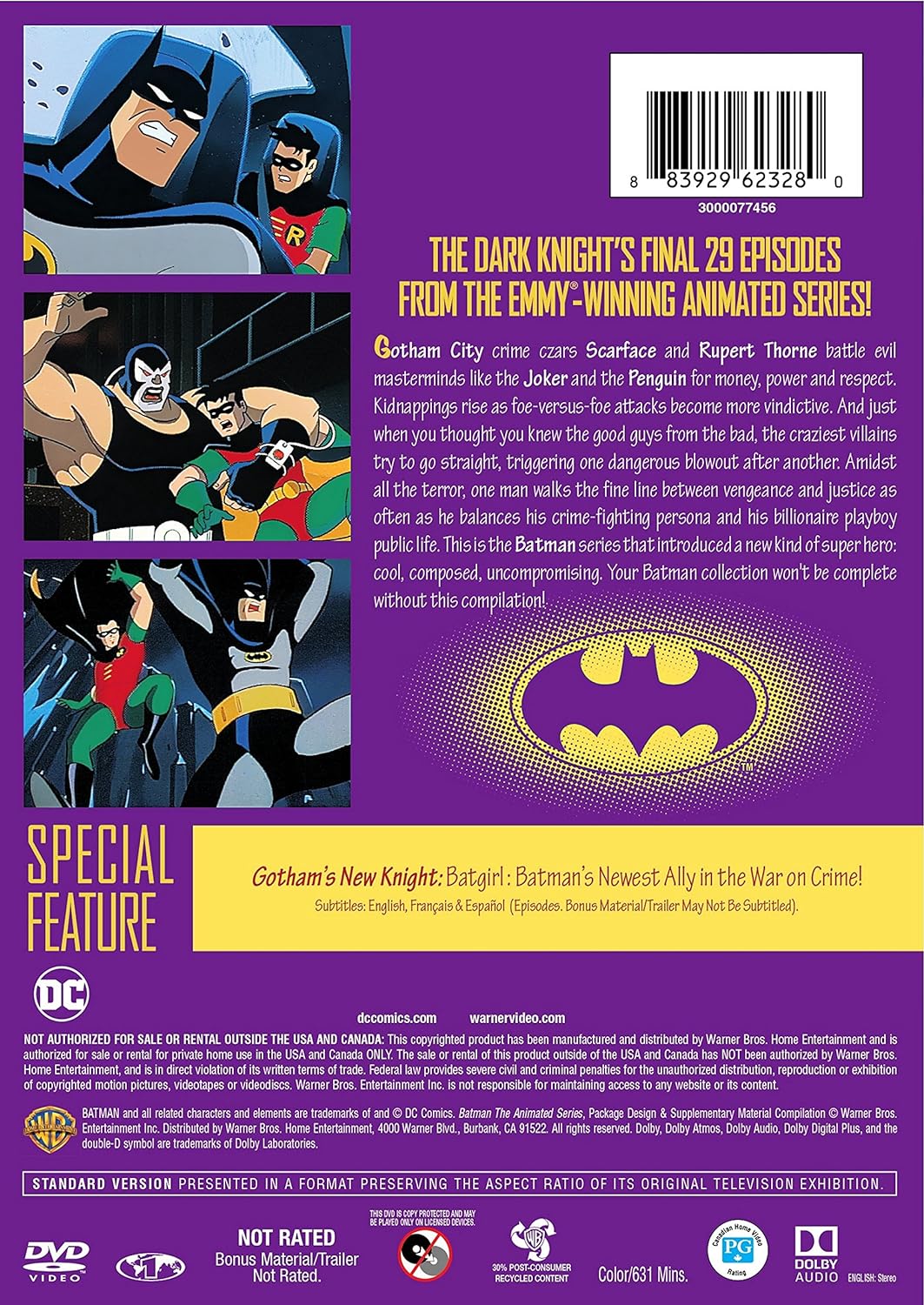 Batman: The Animated Series Vol. 3 (Repackaged/DVD)