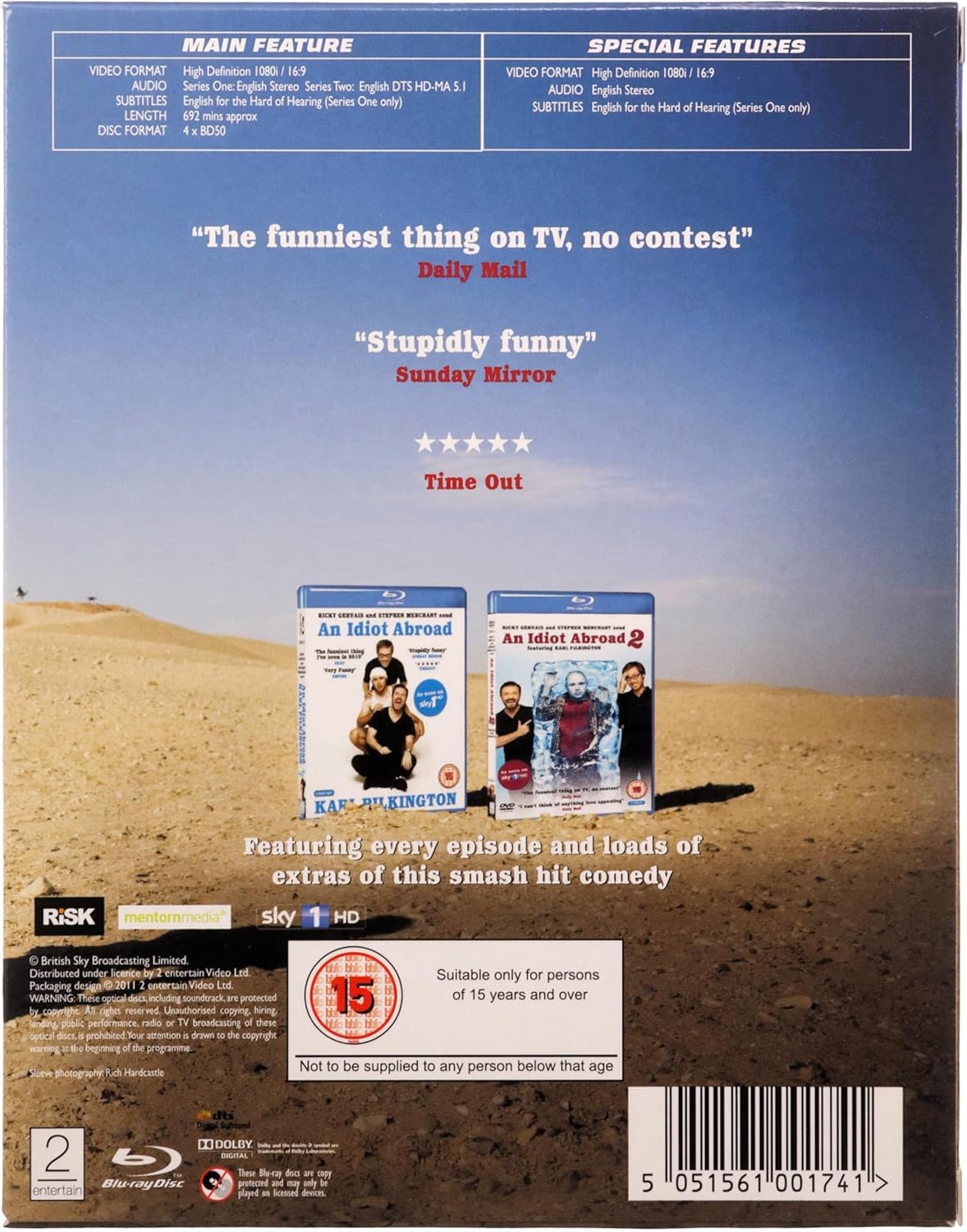 An Idiot Abroad Box Set - Series 1 and 2