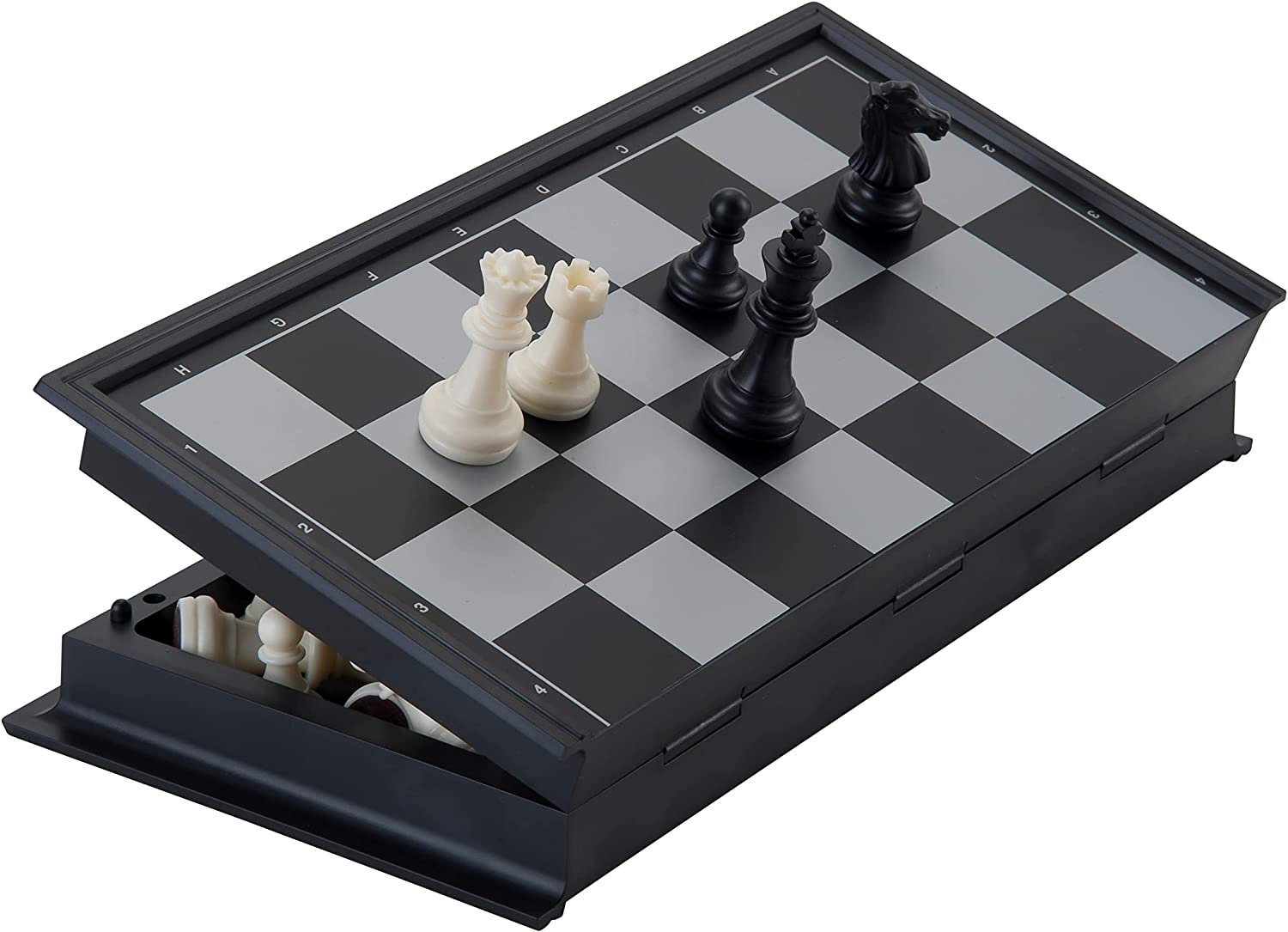 Engelhart - 200711-200712- Travel Magnetic Chess Game 16 cm / 24 cm (24 cm x 24 cm