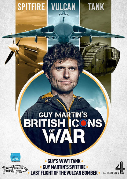Guy Martin's British Icons of War (Spitfire, Vulcan Bomber & WW1 Tank)