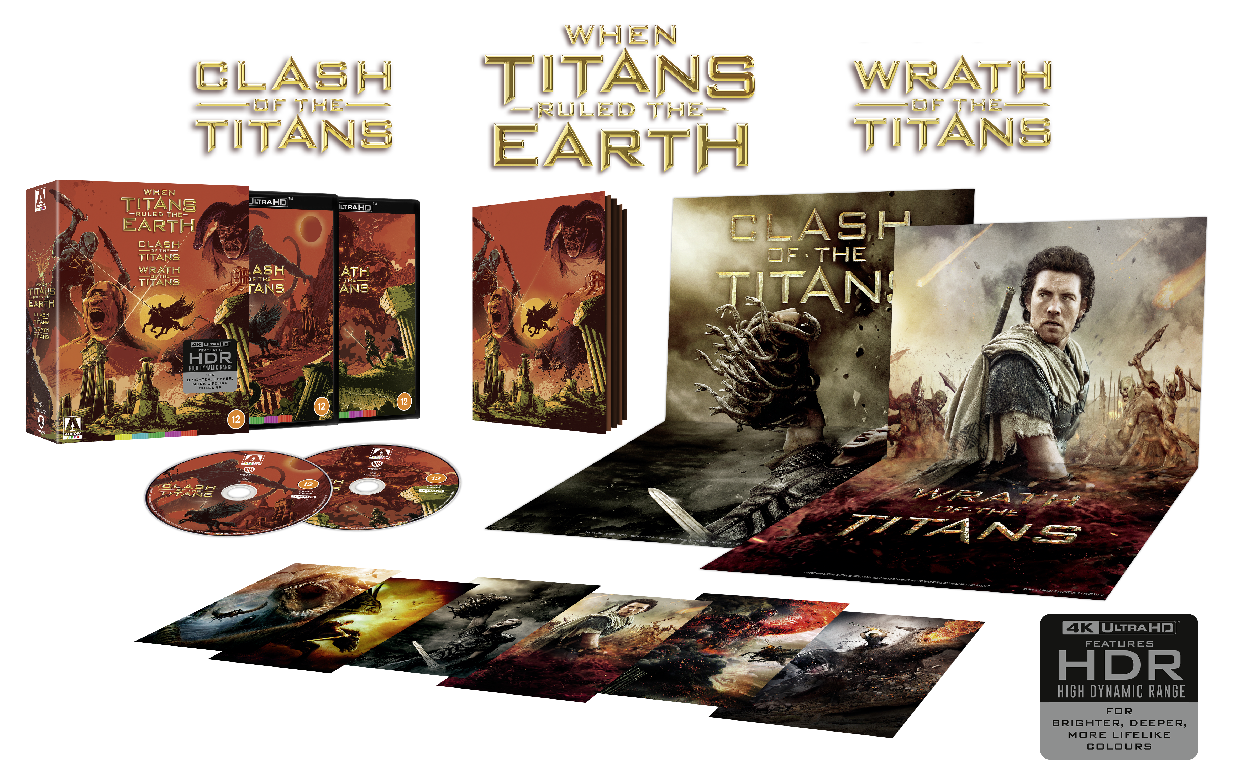 When Titans Ruled The Earth: Clash of the Titans & Wrath of the Titans Limited Edition 4K UHD
