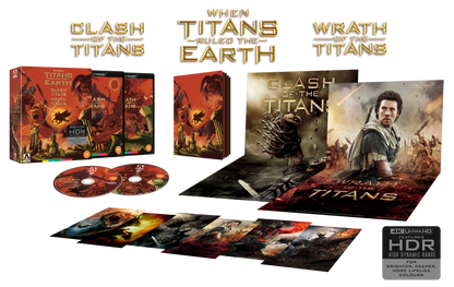 When Titans Ruled The Earth: Clash of the Titans & Wrath of the Titans Limited Edition 4K UHD