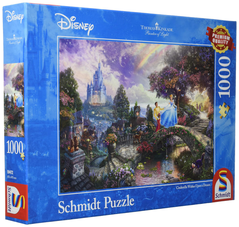 Schmidt | Thomas Kinkade: Disney Cinderella - 1,000 Pieces | Adult Jigsaw Puzzle | Ages 12+