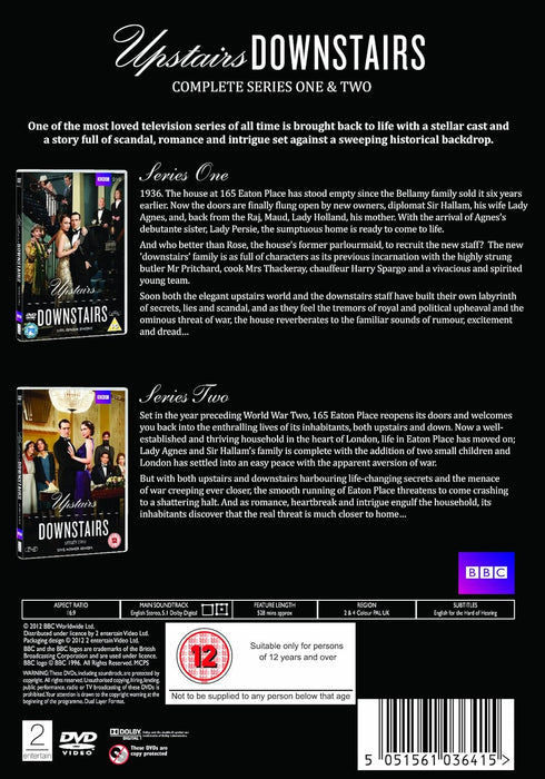 Upstairs Downstairs - Complete Series 1 and 2 Box Set