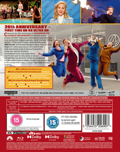 Anchorman: The Legend of Ron Burgundy 20th Anniversary Collector Edition