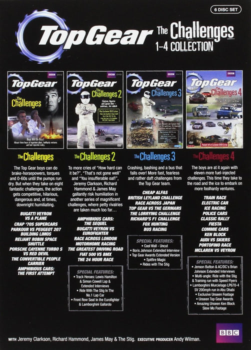 Top Gear - The Challenges 1-4 Collection