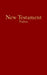 KJV Economy New Testament with Psalms, Burgundy Imitation Leather