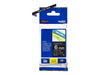 BROTHER Labelling Tape, White on Black