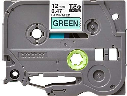 Brother TZe-731 Labelling Tape Cassette, 12 mm (W) x 8 m (L), Laminated, Brother Genuine Supplies