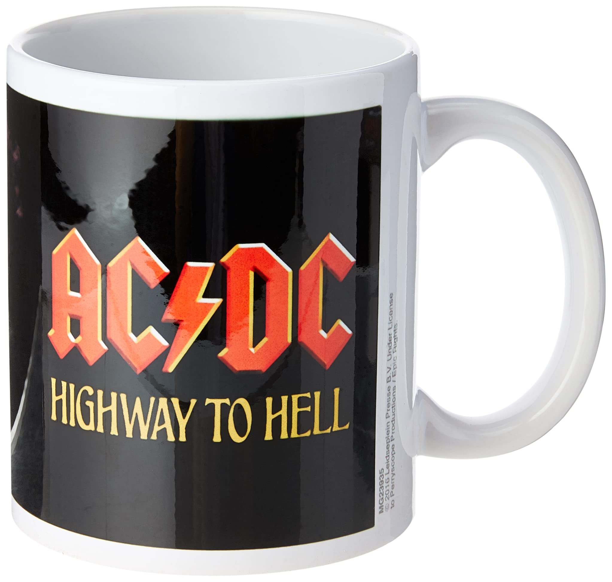 AC/DC Highway to Hell Tasse, Mehrfarbig, 1 Stück (1er Pack