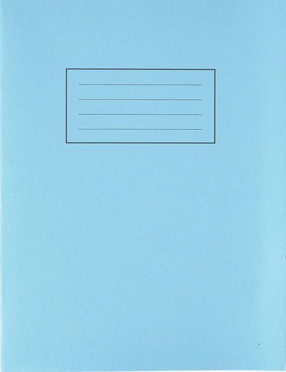Silvine Exercise Book ruled 7mm Squares 229 x 178 mm 40 leaves Blue (Pack of 10