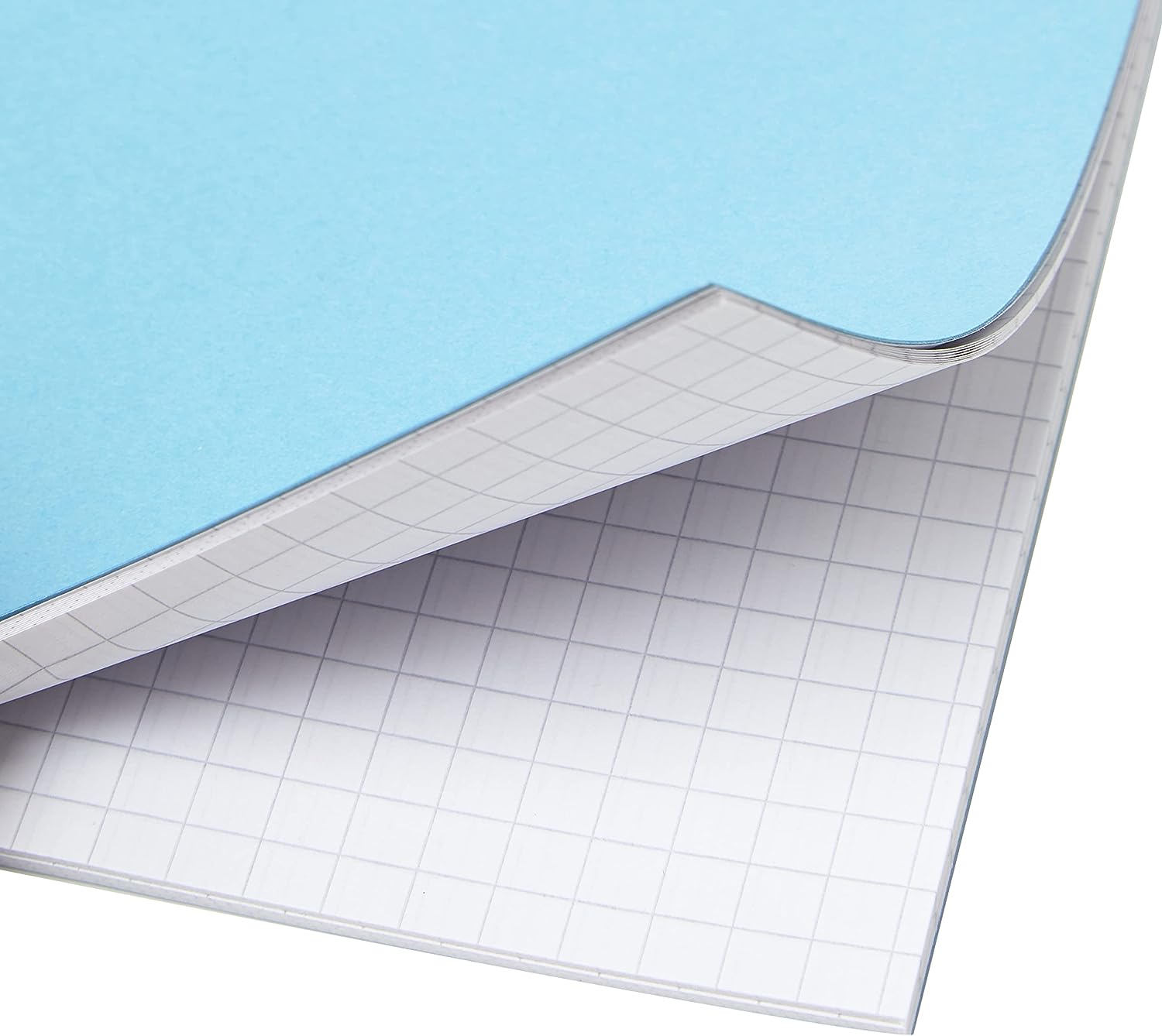 Silvine Exercise Book ruled 7mm Squares 229 x 178 mm 40 leaves Blue (Pack of 10
