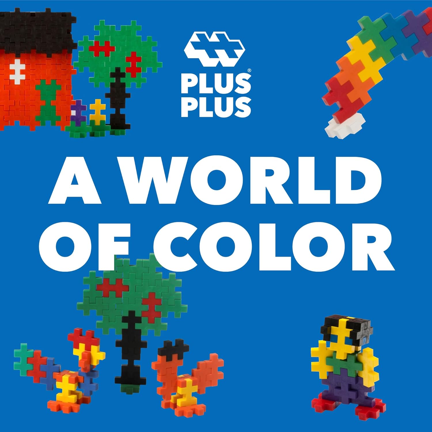 Plus-Plus Midi Basic Building Set (100 Pieces)