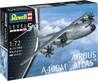 Revell 03929 Airbus A400M "ATLAS" 1:72 Scale Unbuilt/Unpainted Plastic Model Kit