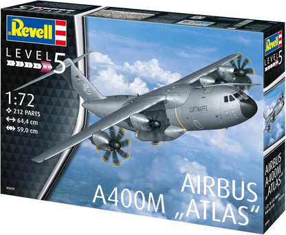 Revell 03929 Airbus A400M "ATLAS" 1:72 Scale Unbuilt/Unpainted Plastic Model Kit