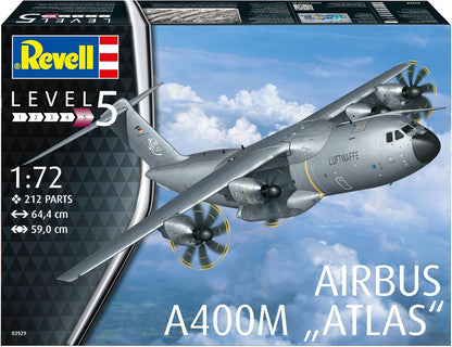 Revell 03929 Airbus A400M "ATLAS" 1:72 Scale Unbuilt/Unpainted Plastic Model Kit
