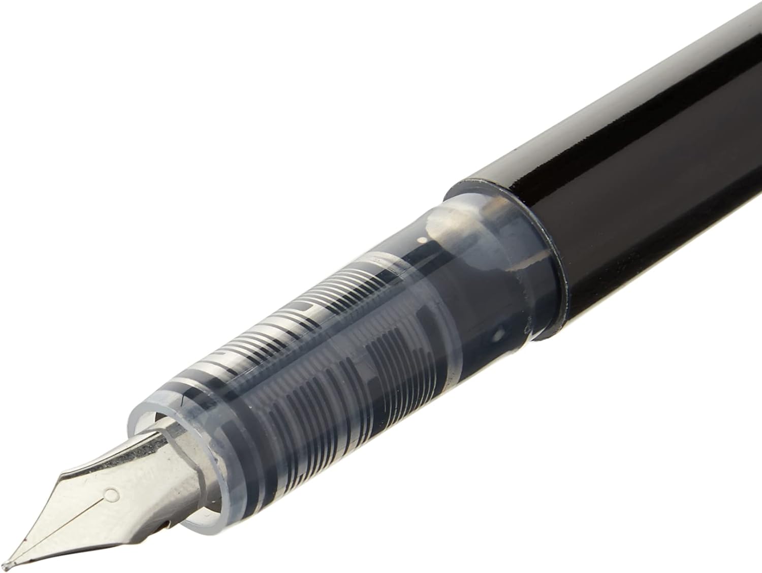 Zebra Pen Fuente Disposable Fountain Pen, 0.6mm Point, Black Ink, 12-Pack 69481